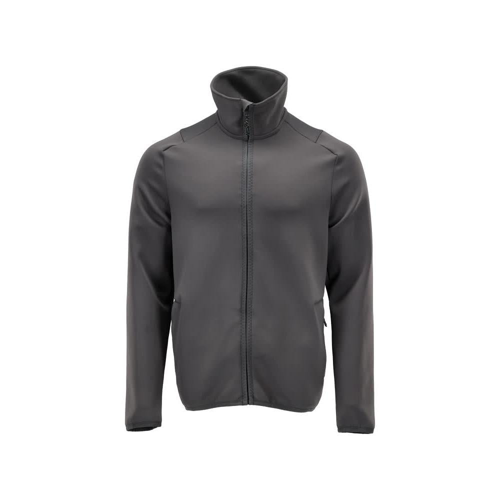 Fleecetrøje med mikrofleecejakke med lynlås