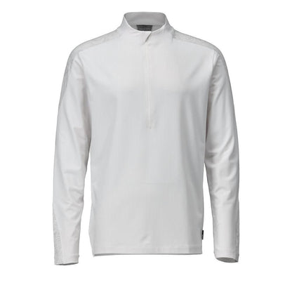 T-shirt, langærmet, kort t-shirt med lynlås