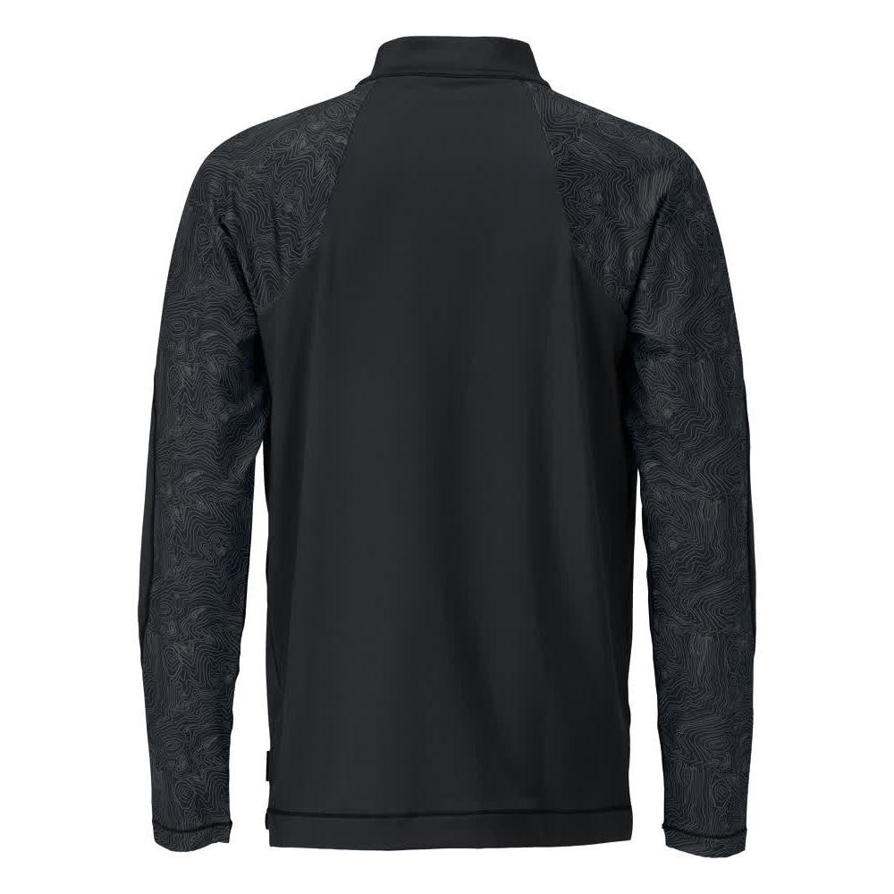 T-shirt, langærmet, kort t-shirt med lynlås