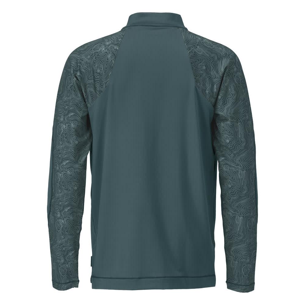 T-shirt, langærmet, kort t-shirt med lynlås