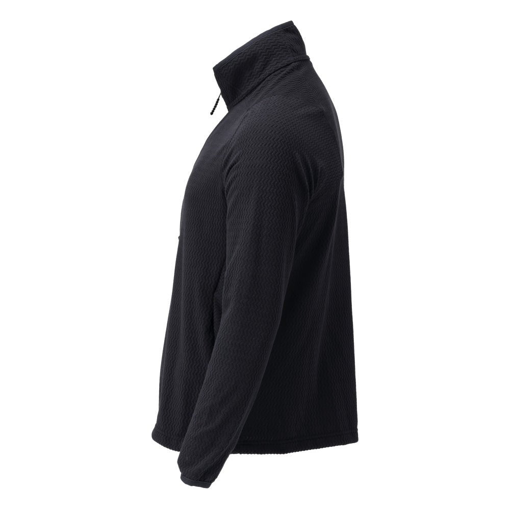 Microfleece sweater med kort lynlås microfleece jakke