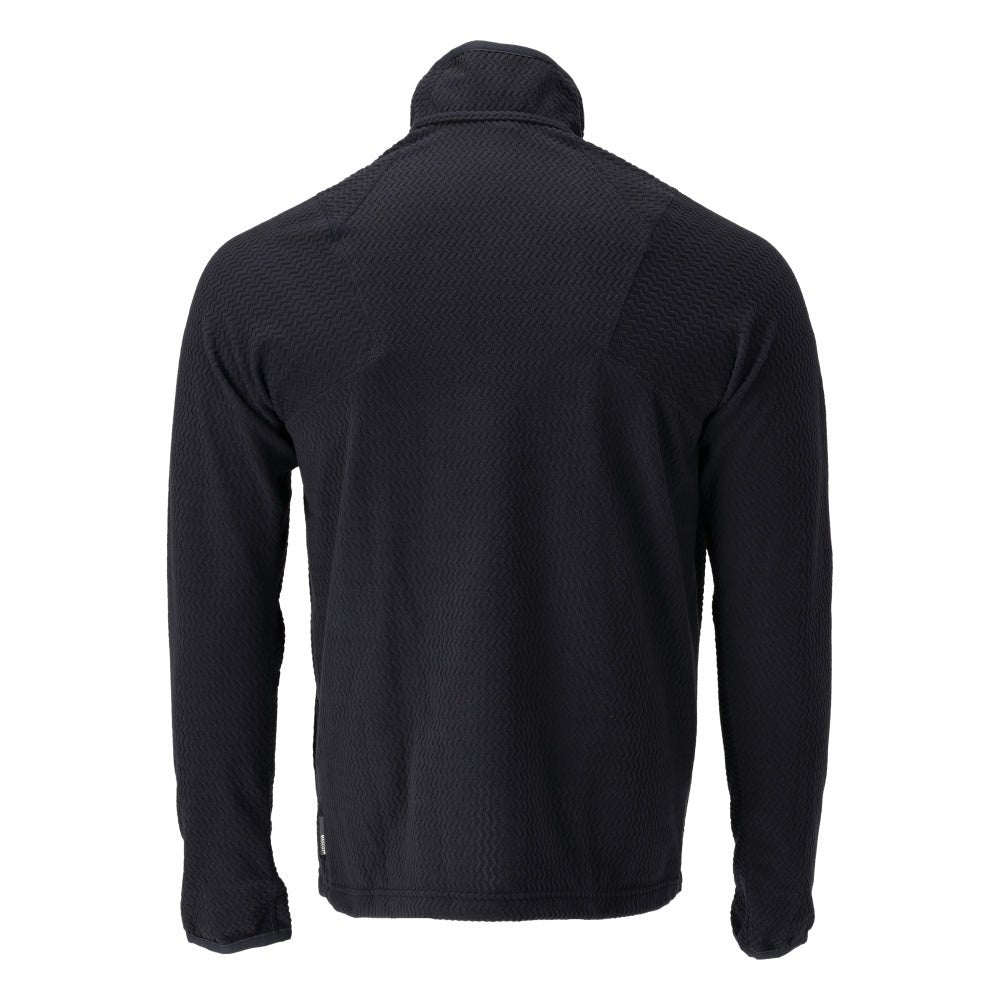 Microfleece sweater med kort lynlås microfleece jakke