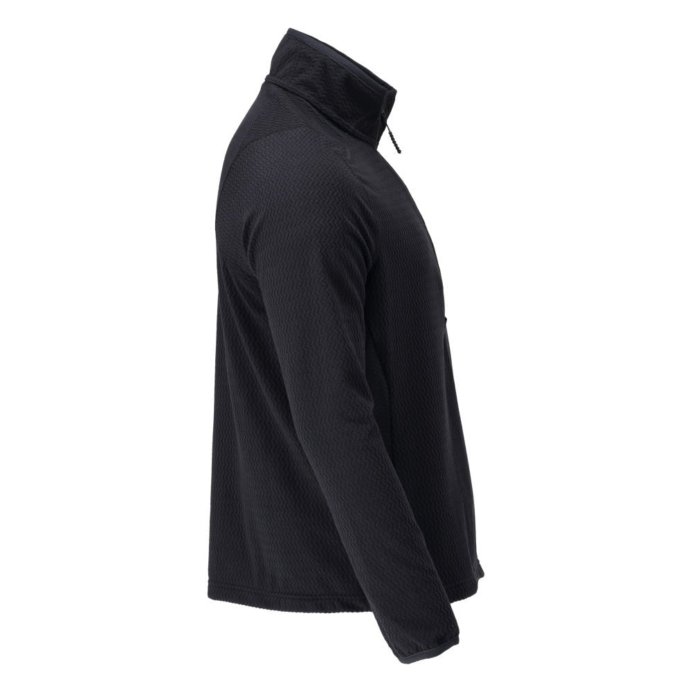 Microfleece sweater med kort lynlås microfleece jakke