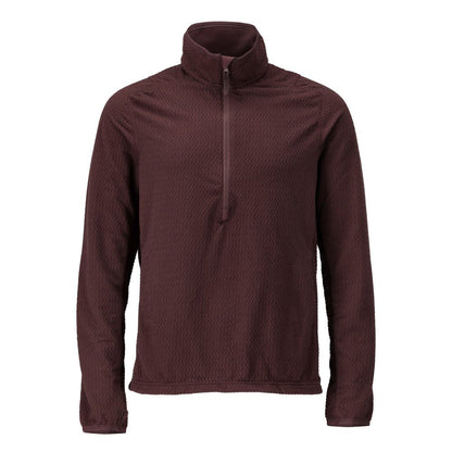 Microfleece sweater med kort lynlås microfleece jakke