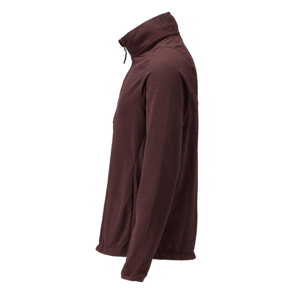 Microfleece sweater med kort lynlås microfleece jakke