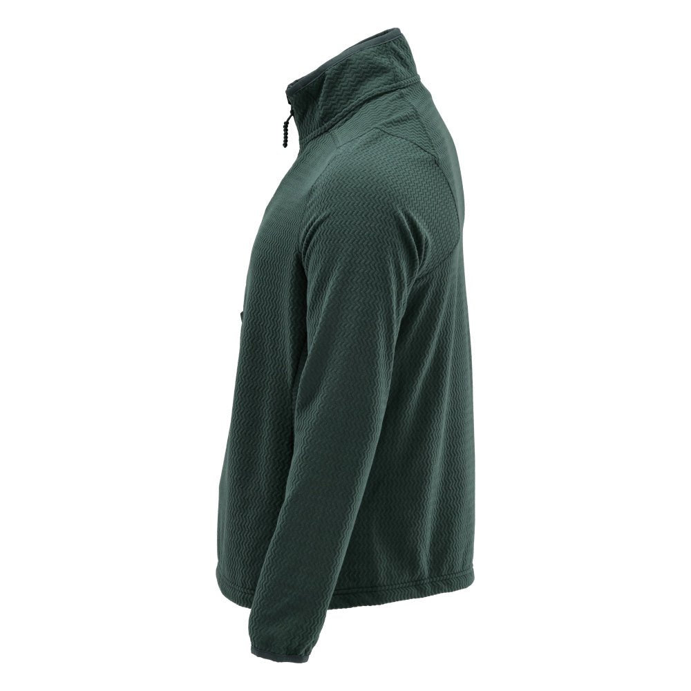 Microfleece sweater med kort lynlås microfleece jakke