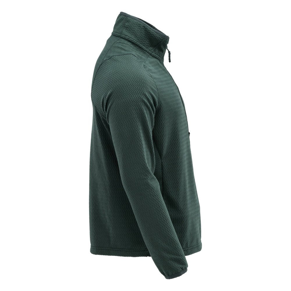 Microfleece sweater med kort lynlås microfleece jakke