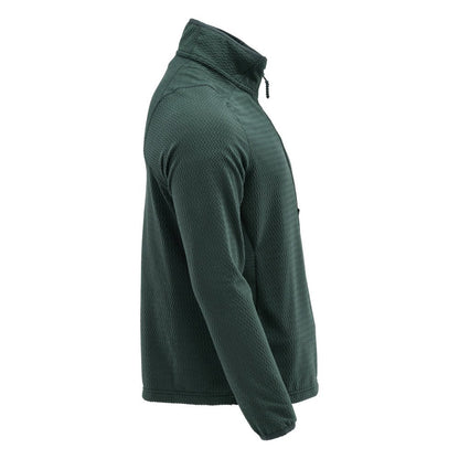 Microfleece sweater med kort lynlås microfleece jakke