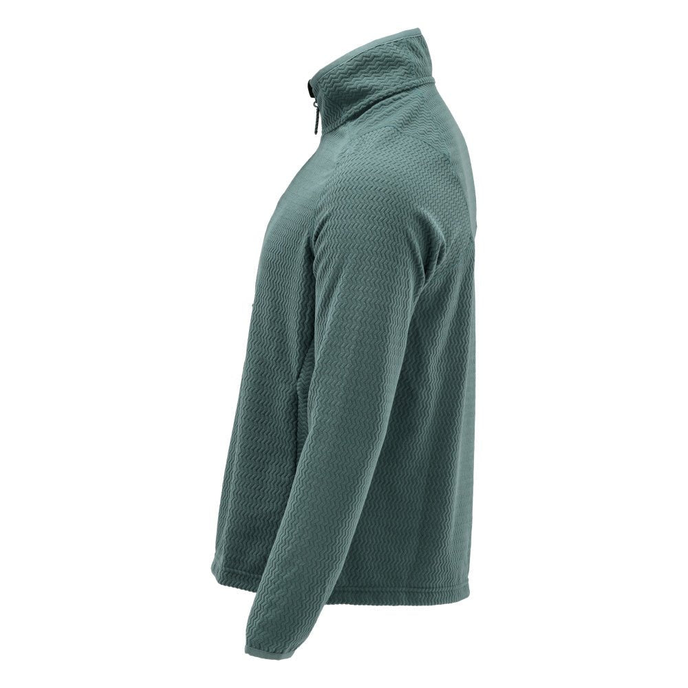 Microfleece sweater med kort lynlås microfleece jakke
