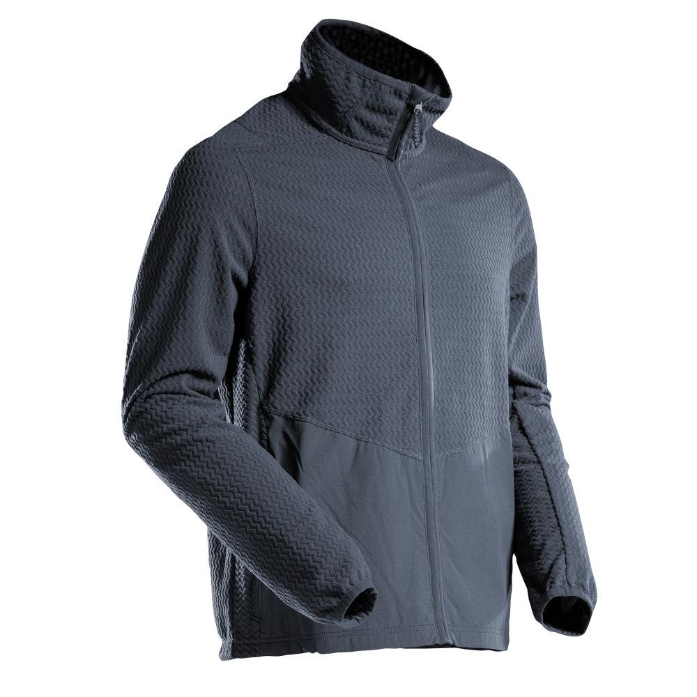Microfleece pullover med lynlås microfleece jakke