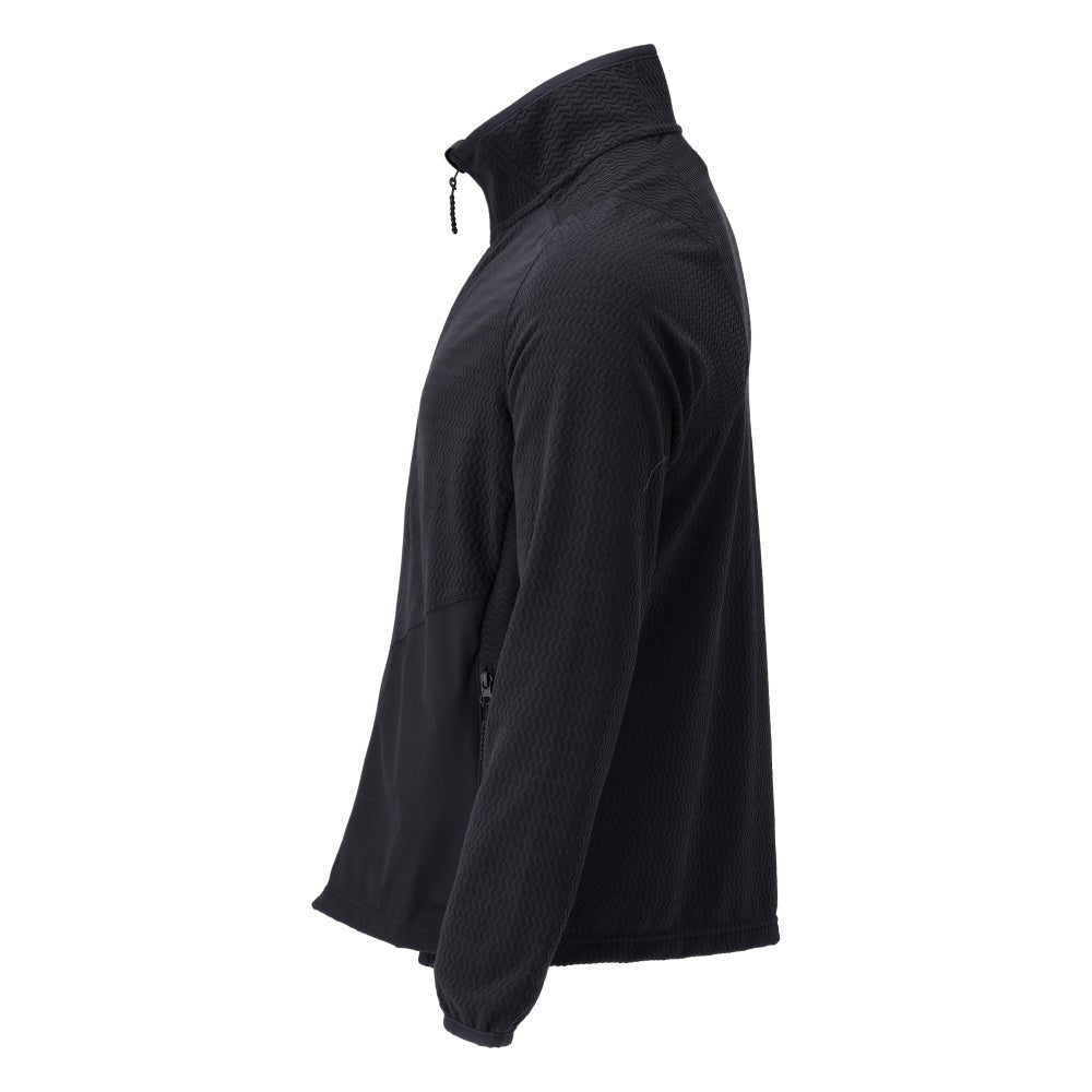 Microfleece pullover med lynlås microfleece jakke