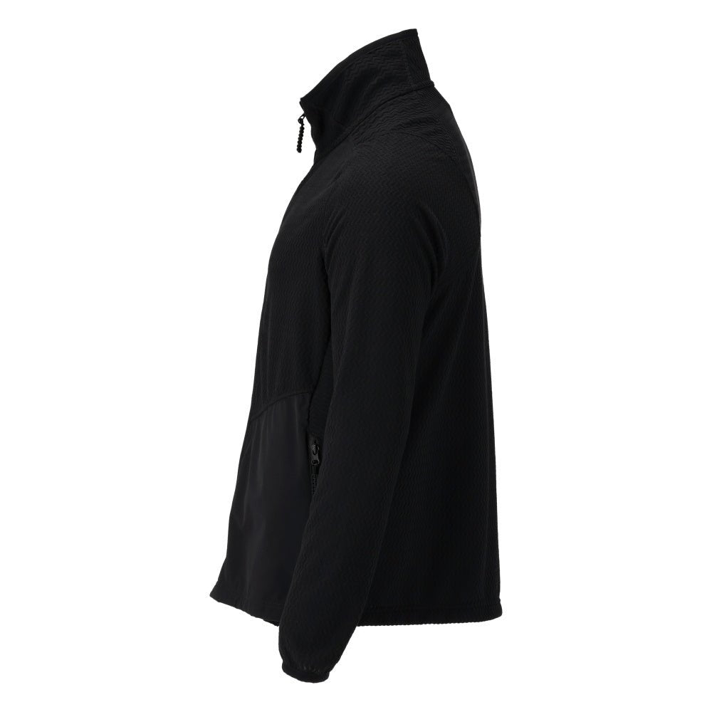 Microfleece pullover med lynlås microfleece jakke