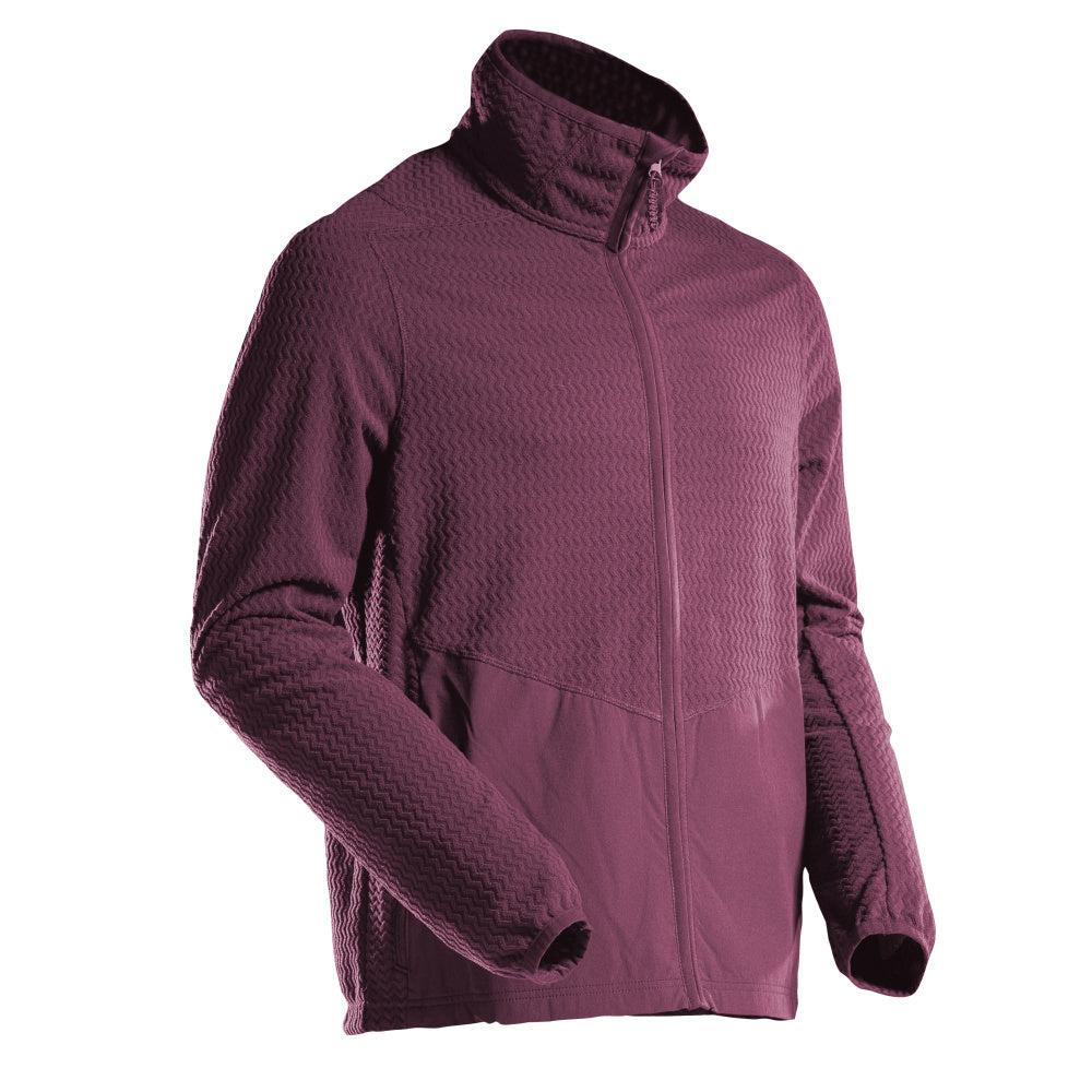Microfleece pullover med lynlås microfleece jakke