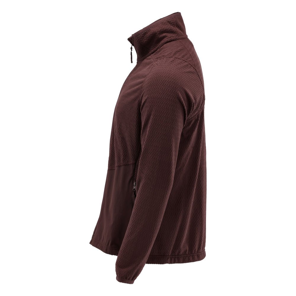 Microfleece pullover med lynlås microfleece jakke