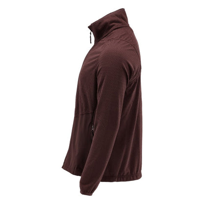 Microfleece pullover med lynlås microfleece jakke