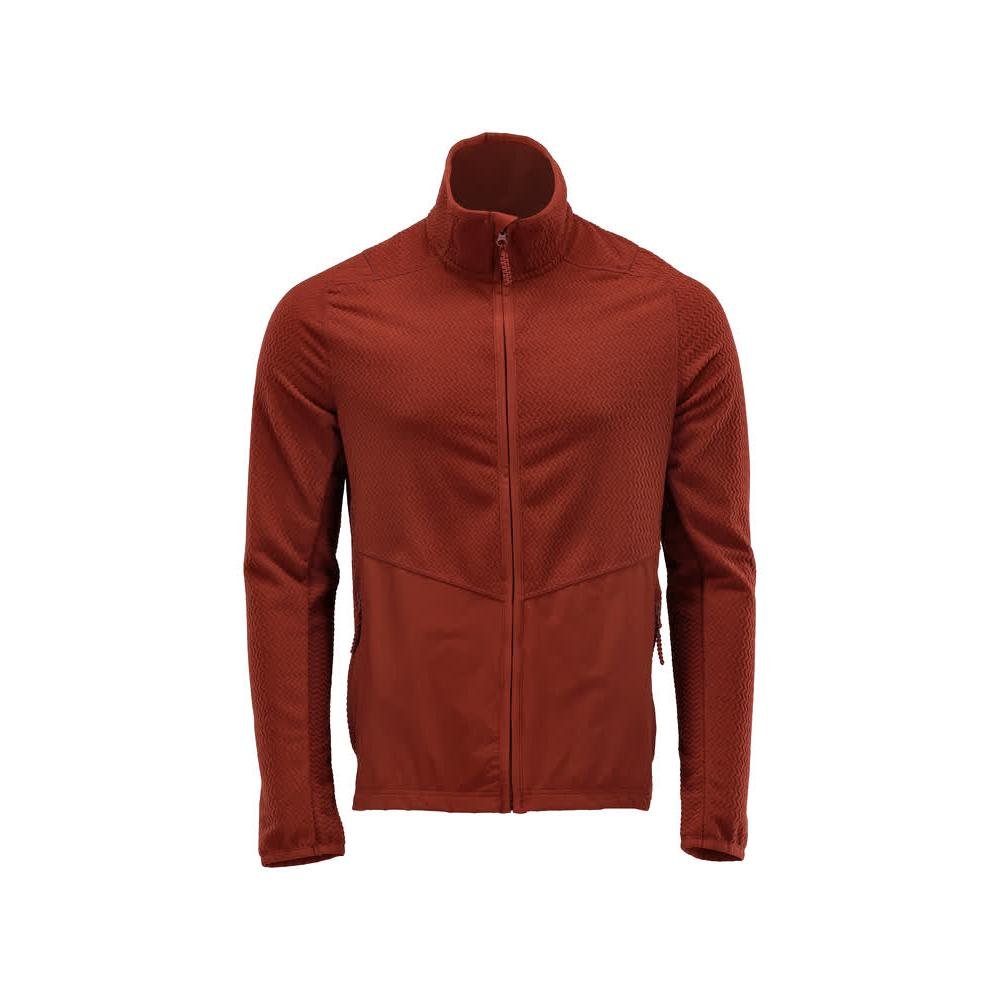 Microfleece pullover med lynlås microfleece jakke
