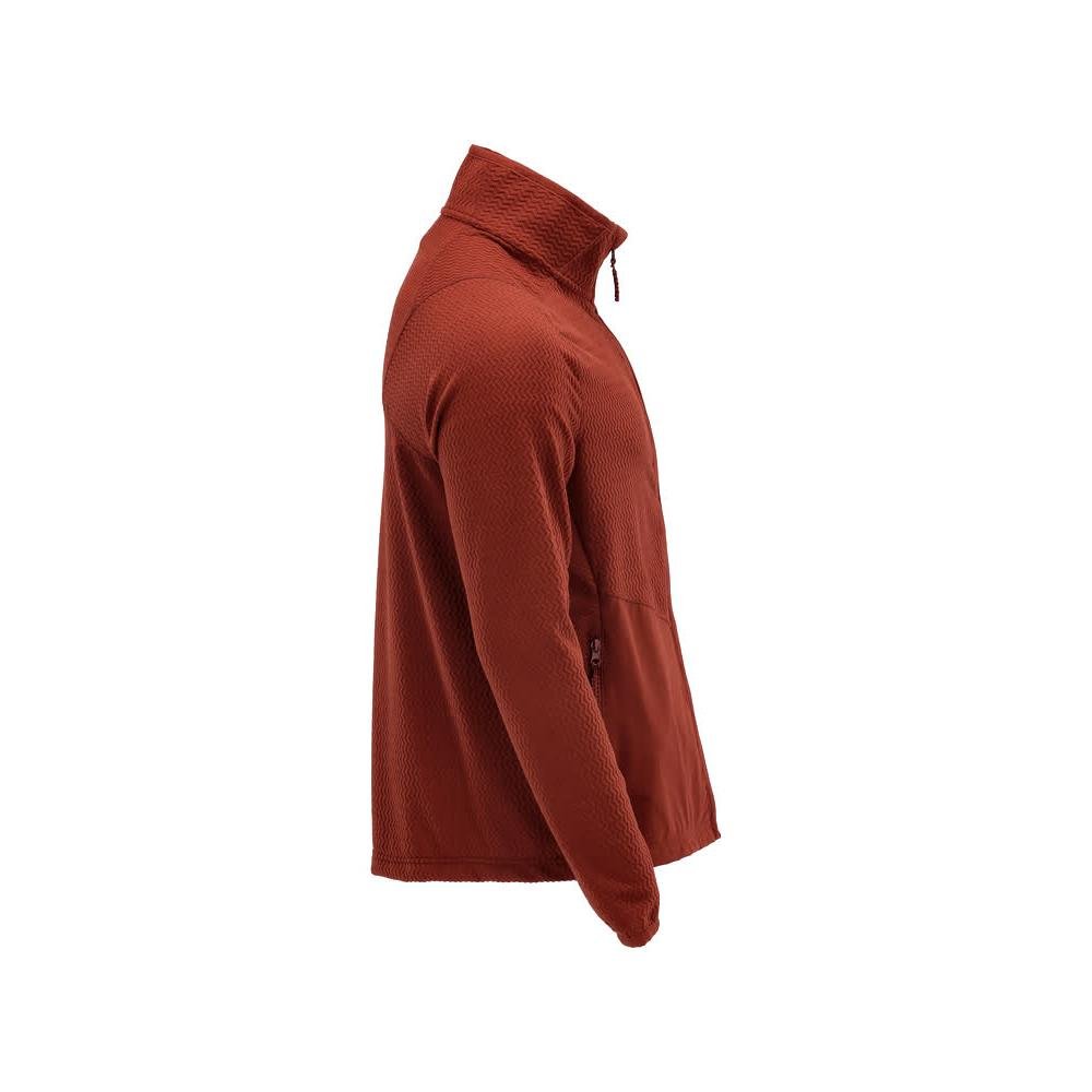 Microfleece pullover med lynlås microfleece jakke
