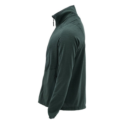 Microfleece pullover med lynlås microfleece jakke