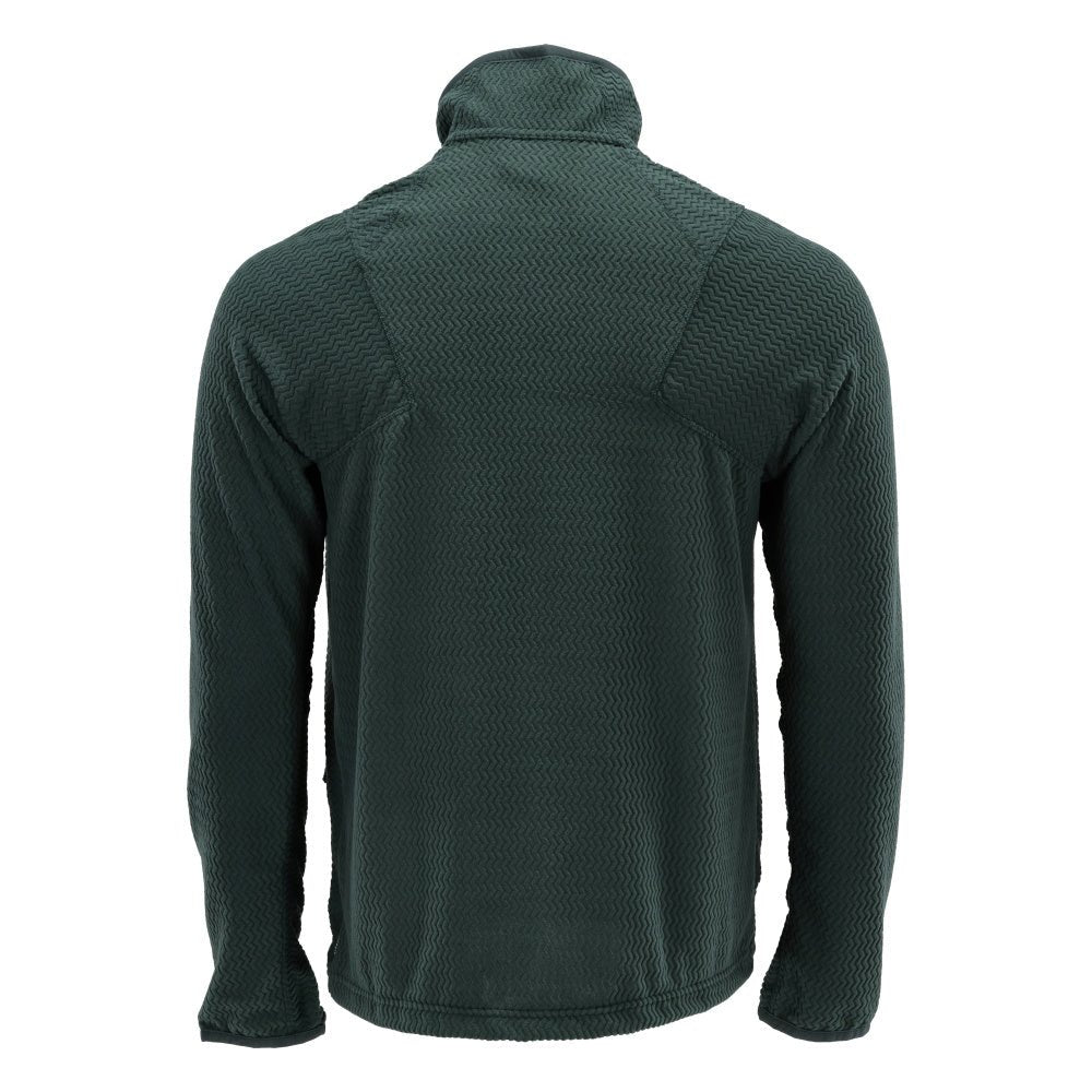 Microfleece pullover med lynlås microfleece jakke