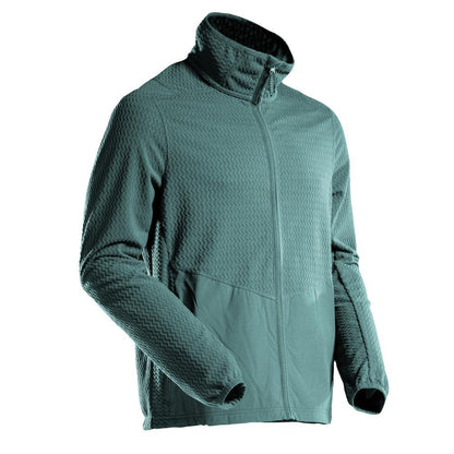 Microfleece pullover med lynlås microfleece jakke