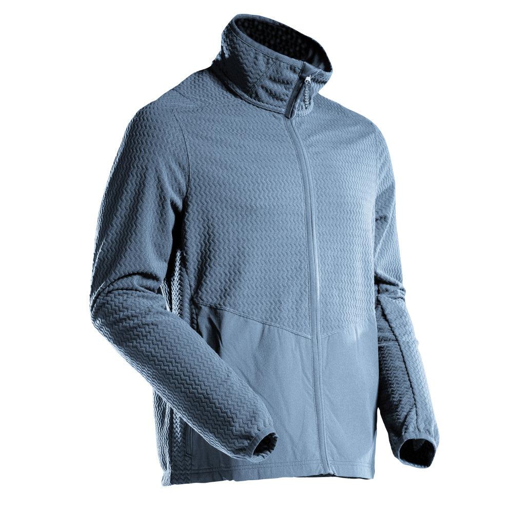 Microfleece pullover med lynlås microfleece jakke