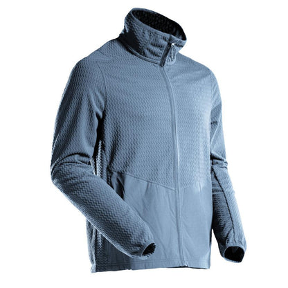 Microfleece pullover med lynlås microfleece jakke