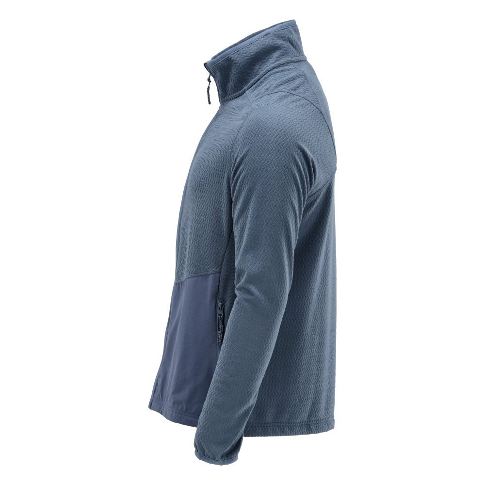 Microfleece pullover med lynlås microfleece jakke