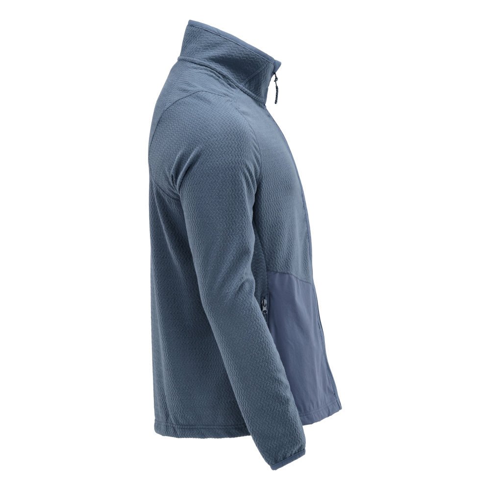 Microfleece pullover med lynlås microfleece jakke