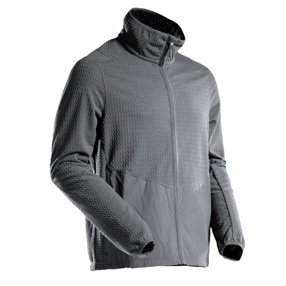 Microfleece pullover med lynlås microfleece jakke
