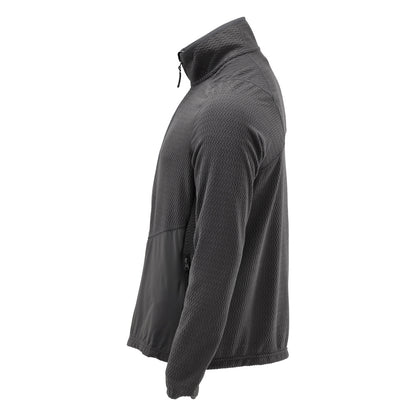 Microfleece pullover med lynlås microfleece jakke