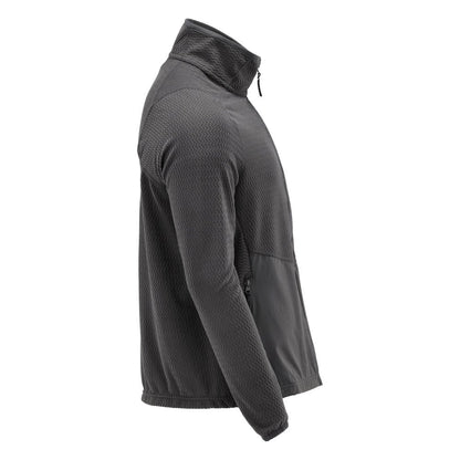 Microfleece pullover med lynlås microfleece jakke