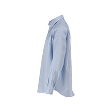 Skjorte, klassisk pasform, lyseblå/hvid