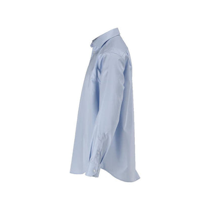 Skjorte, klassisk pasform, lyseblå/hvid