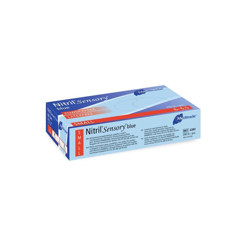 Meditrade Nitrile Sensory Blue