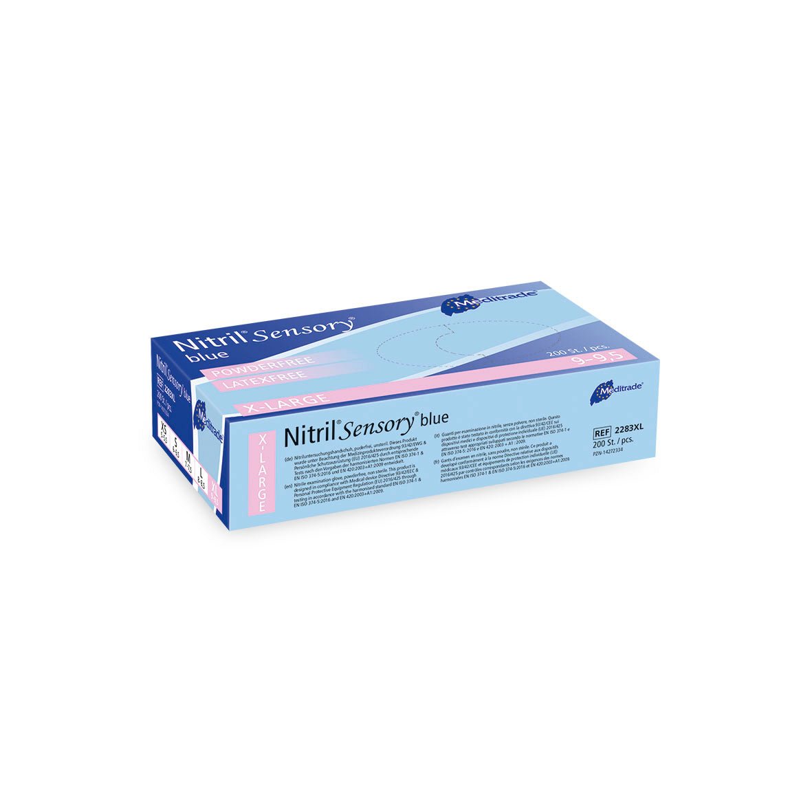Meditrade Nitrile Sensory Blue