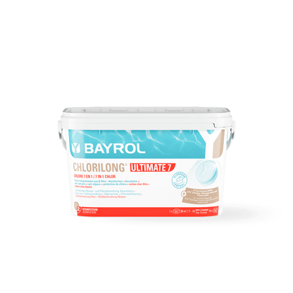 BAYROL Chlorilong® ULTIMATE7 tofasede klortabletter med 7 funktioner