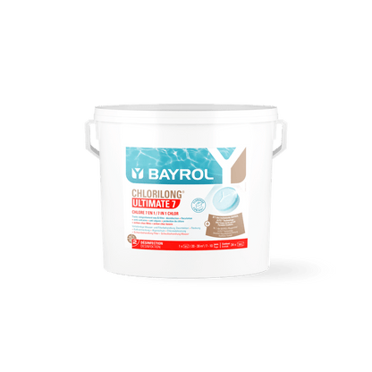 BAYROL Chlorilong® ULTIMATE7 tofasede klortabletter med 7 funktioner