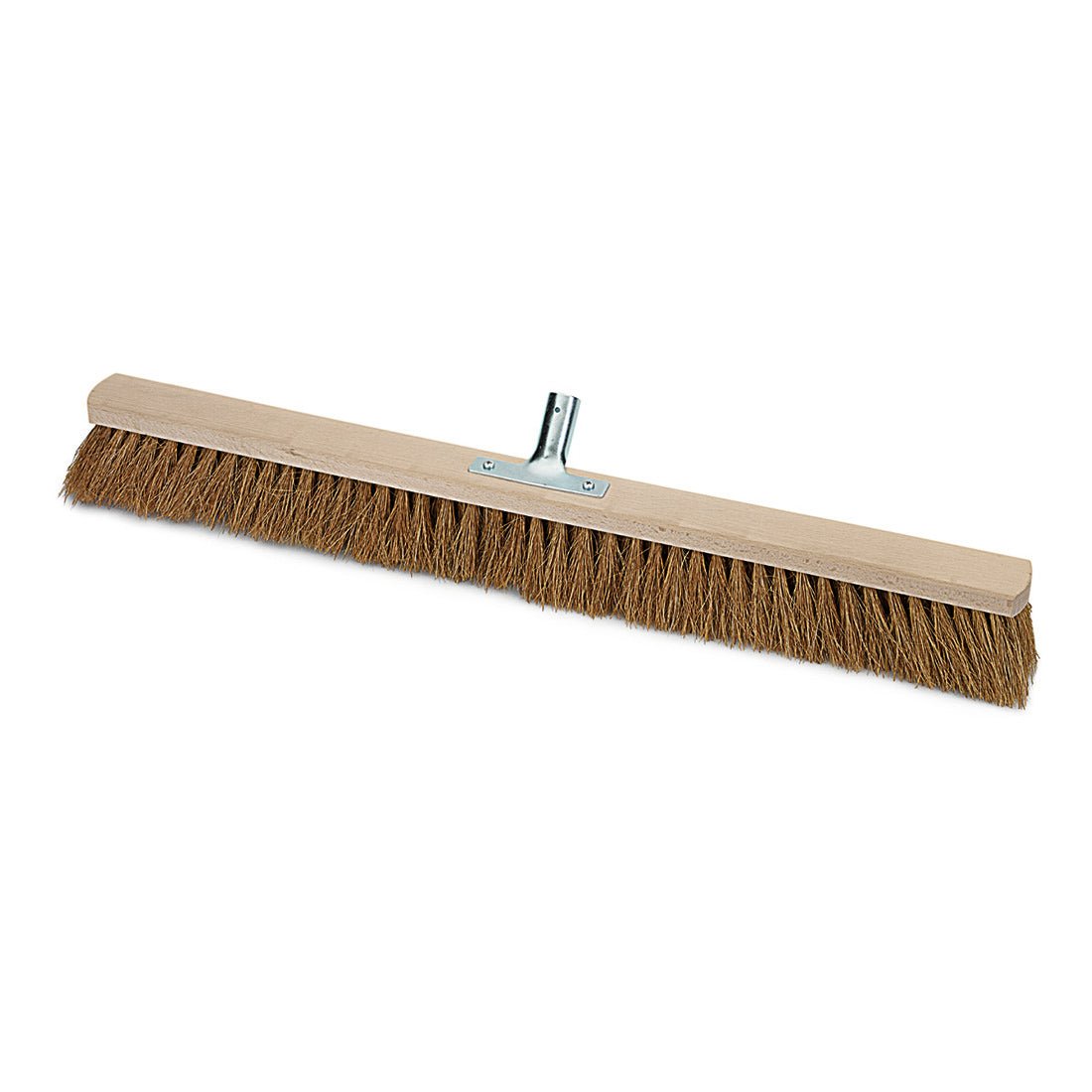 Nölle Profi Brush salbørste natur-kokos med metalhåndtag Ø 24 mm fra Nölle Profi Brush børste- & penselteknik e.K. er afbildet på en hvid baggrund og har naturlige kokosbørster og en robust metalhåndtagsholder.