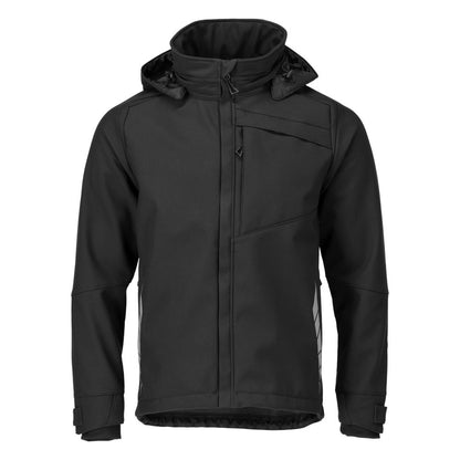 Soft Shell-jakke med Hood Soft Shell-jakke