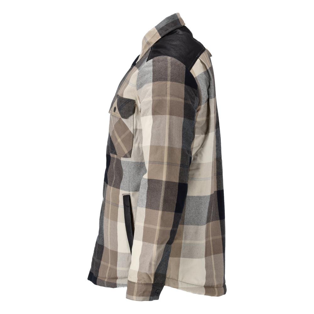 Skjorte, ternet, fiberpelsfor, termoskjorte