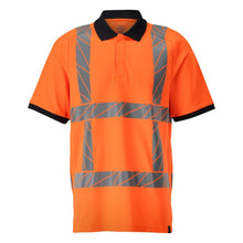 Poloshirt, moderne pasform poloshirt, hi-vis orange