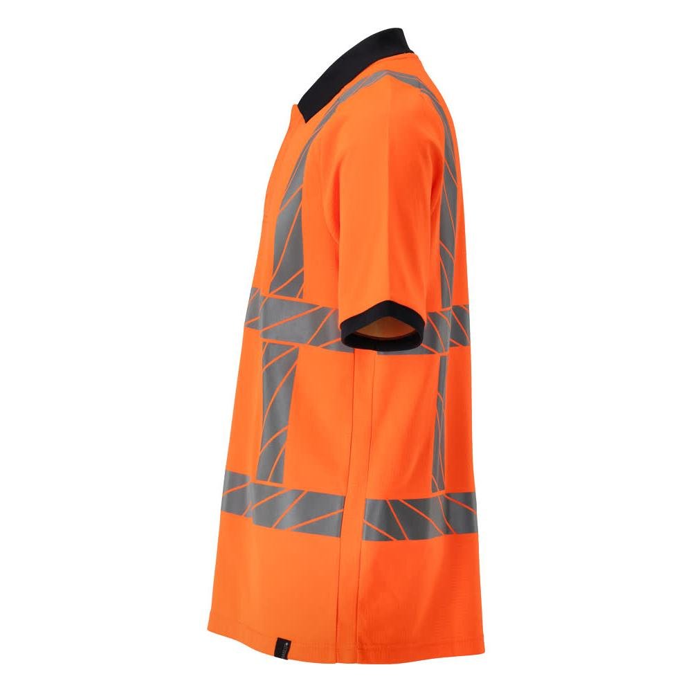 Poloshirt, moderne pasform poloshirt, hi-vis orange