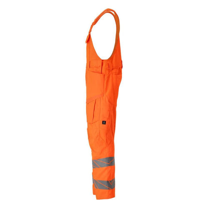 Bukser, knælommer, stræk-indlæg Dynbukser, hi-vis orange