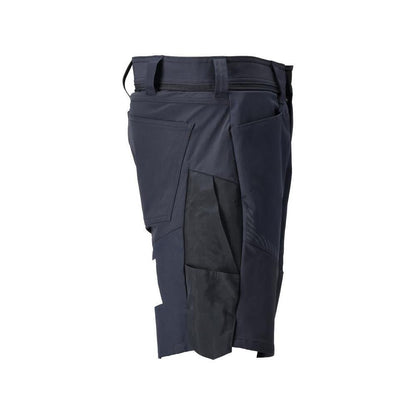 Shorts, lette shorts, sort-blå