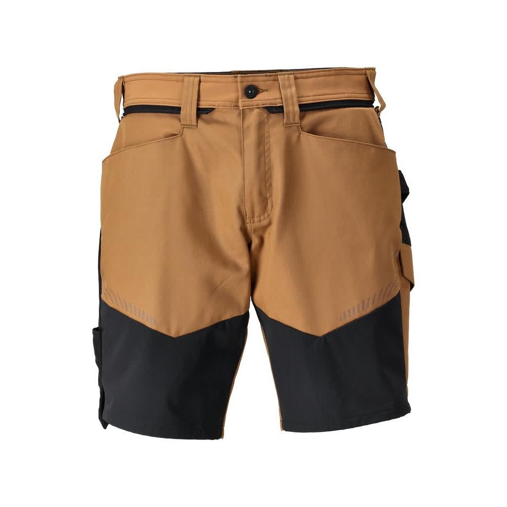 Shorts, lette shorts, nøddebrune/sort