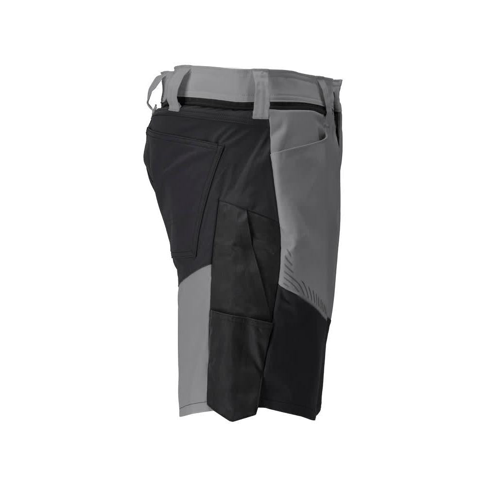 Shorts, lette shorts, antracitgrå/sort