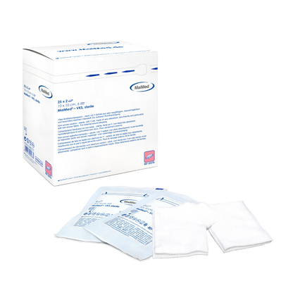 MaiMed-VKS-sterile fleece-slidskompresser, 25x2 stk./æske