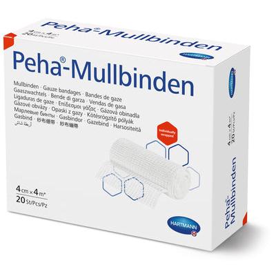 Peha gazebandage 15cmx4m | Pakke (20 stk.)