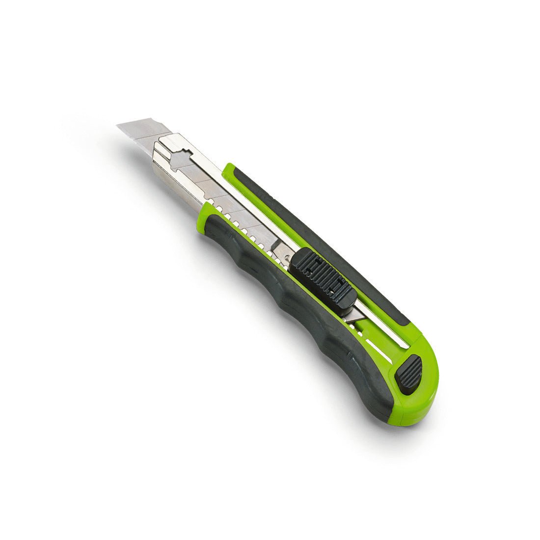 En Nölle Profi Brush 2K brydekniv, 18 mm med låseskrue, 17 cm lang (1 stk.), fra Nölle Profi Brush Børster- & Penselteknik e.K., afbildet på hvid baggrund.