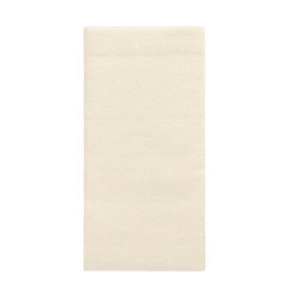 De PAPSTAR servietter "DAILY Collection" 1/8-fold i formatet 32 cm x 32 cm fra PAPSTAR GmbH er pænt foldet og giver din borddekoration et strejf af bæredygtig komfort med deres glatte og rene tekstur.